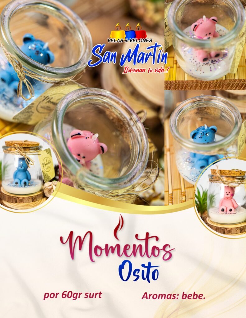 Vela MOMENTOS osito