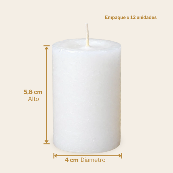 Velón #3 dimensiones dimensiones de Velón #3 Velas y velones San Martín