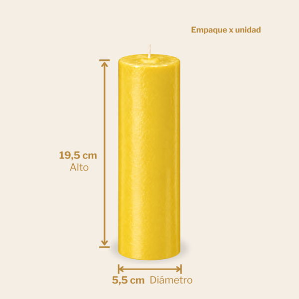 Velón #8 AMARILLO Velón #8 amarillo Velas y velones San Martín