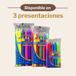 Cirios delgados temporada Cirios delgados temporada Velas y velones San Martín
