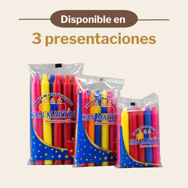 Cirios gruesos temporada Cirios delgados temporada Velas y velones San Martín