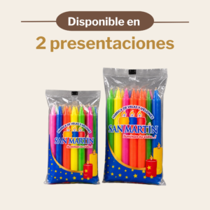 Velas lisas temporadas Velas y velones San Martín
